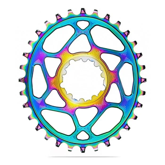 Absolute Black MTB Oval SRAM Boost 148 DM Rainbow Chainring – 3mm Offset