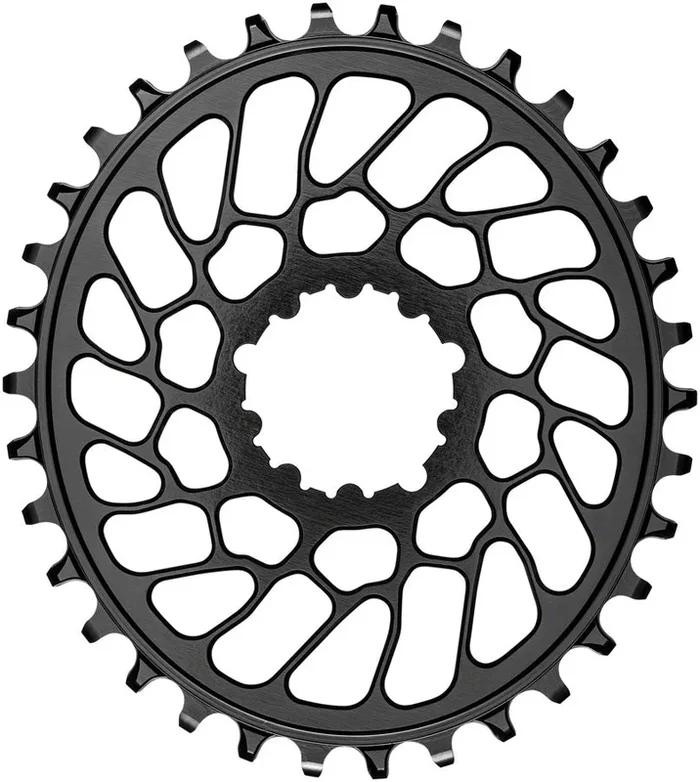 absoluteBLACK Oval Narrow-Wide Direct Mount Chainring – 34t SRAM 3-Bolt Direct Mount 0mm Offset BLK