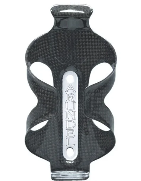 Arundel Dave-O 3K Bottle Cage – Gloss-Silver Decal