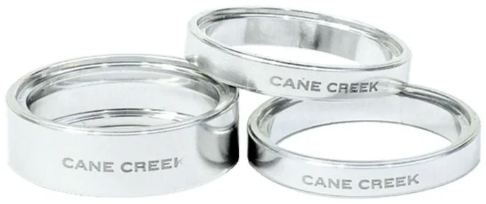Cane Creek Interlok Chroma Studio Headset Spacer Kit – 1 10mm 2 5mm Silver