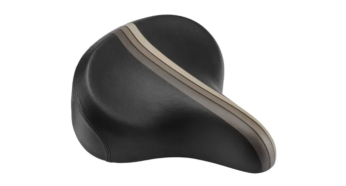 Electra Saddle Retro Stripe w/Elastomers Black