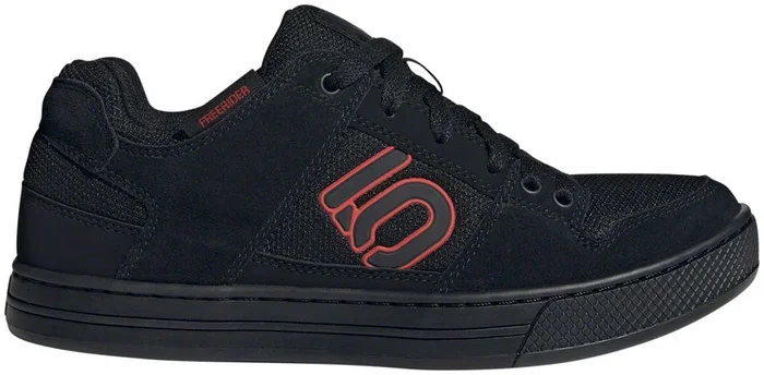 Five Ten Freerider Flat Shoes – Mens Core Black/Red/Gray Five 7.5