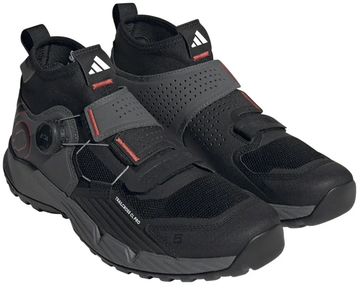Five Ten Trailcross Pro Mountain Clipless Shoes – Men’s, Gray Five/Core Black/Red