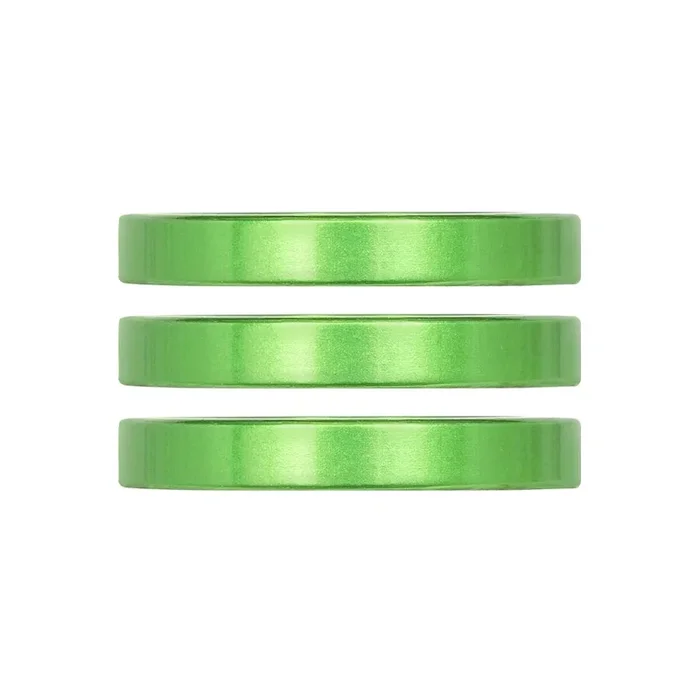 Industry Nine iRiX Headset Spacer 1-1/8” Height: 5mm Aluminum Lime 3pcs