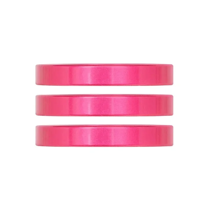 Industry Nine iRiX Headset Spacer 1-1/8” Height: 5mm Aluminum Pink 3pcs