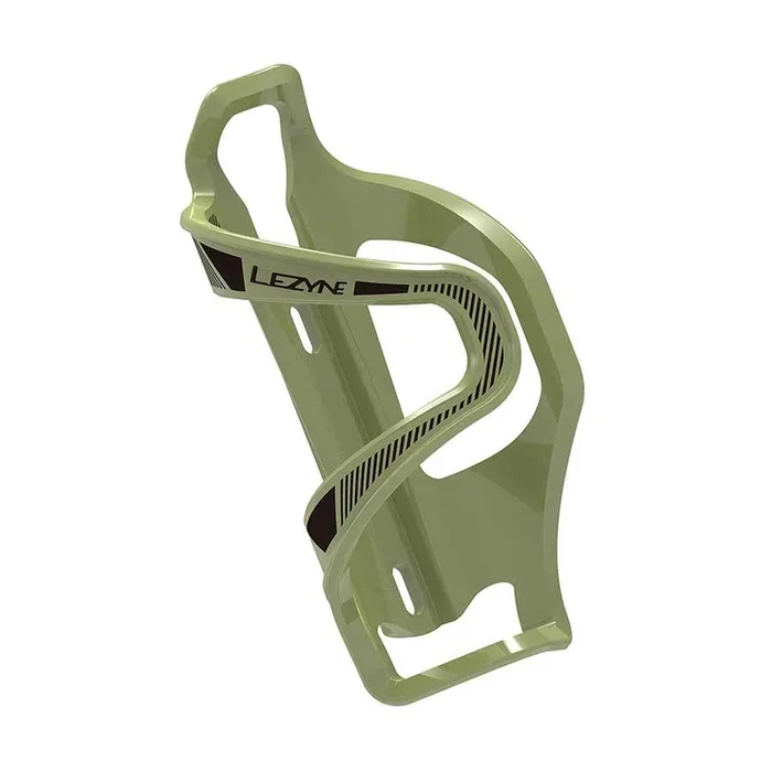 Lezyne Flow SL Enhanced Water Bottle Cage – Right Side – Army Green
