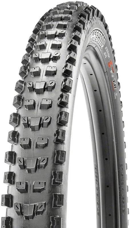 Maxxis Dissector Tire – 29 x 2.4 Tubeless Folding Black Dual EXO Wide Trail