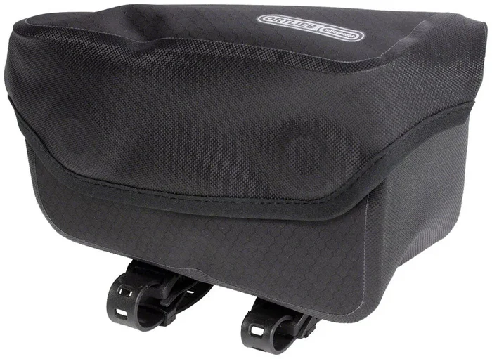 Ortlieb Fuel-Pack Top Tube Bag – Bolt/Strap-On, Black