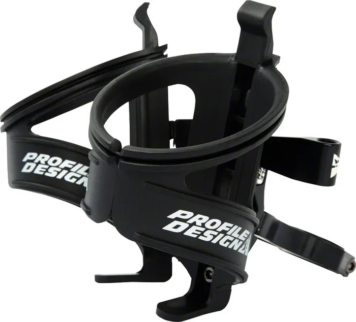 Profile Design Aqua Rack ii Dual Water Bottle Cage Co2 Cartridge mount Seatpost mounted Matte BLK