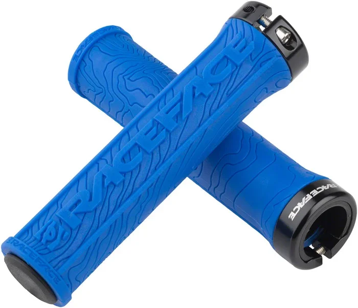 RaceFace Half Nelson Grips – Blue Lock-On