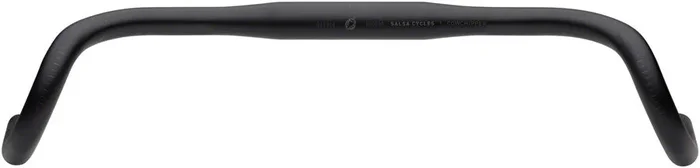 Salsa Cowchipper Drop Handlebar – 31.8mm Clamp 46cm Width Aluminum Black