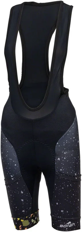 Salsa Womens Terrazzo Aero Cargo Bib Short – Small Black