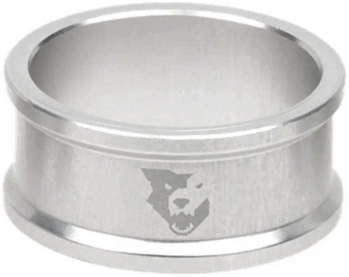 Wolf Tooth Precision Headset Stack Spacer – 15mm Raw Silver 1 pc.