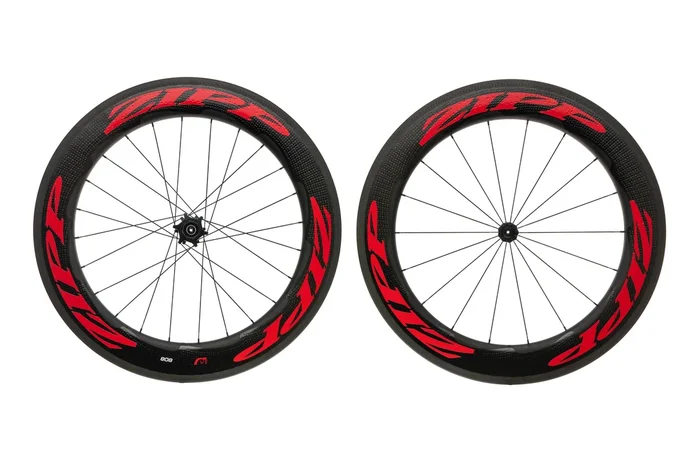 Zipp 808 Firecrest Carbon Clincher 700c Wheelset (Red)