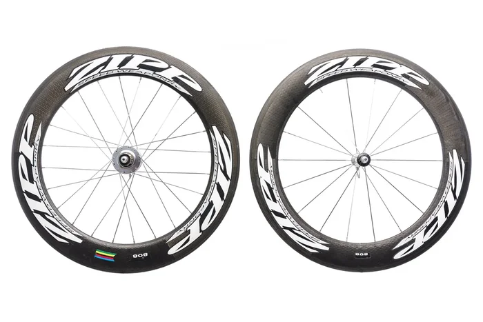 Zipp 808 / PowerTap SL+ Carbon Tubular 700c Wheelset
